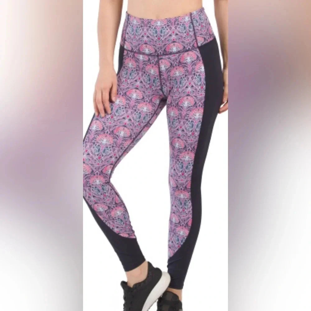 GREYSON Soleil Leggings Bougainvillea‎ Nouveau Floral Activewear Size Small NEW